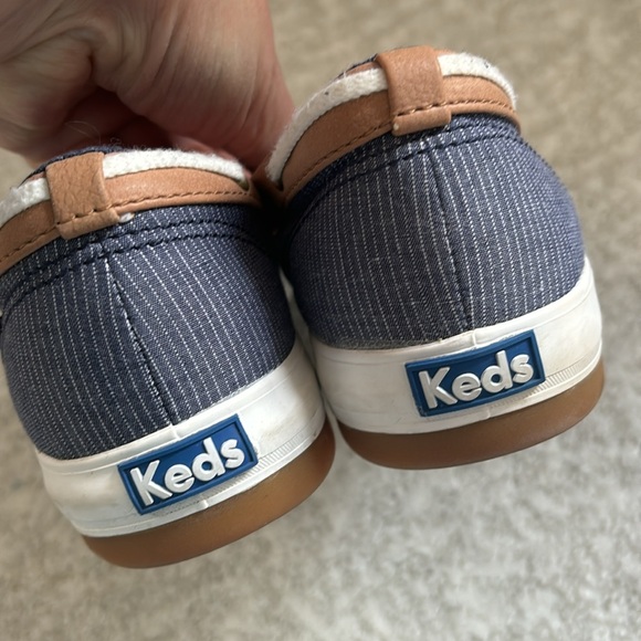 Keds Dream Foam Memory navy & tan loafers - Picture 4 of 11